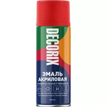 Акриловая универсальная аэрозольная эмаль Decorix 0101-67 DX