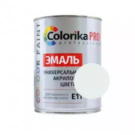 Акриловая универсальная эмаль colorika prof 0,9л белая, для наруж. и внутр. работ 92479