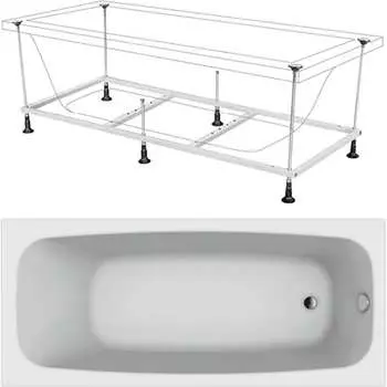 Акриловая ванна Berges FEYA 50015