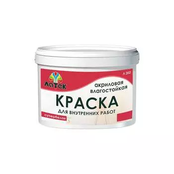 Акриловая влагостойкая краска ЛАТЕК Л202 LAP005