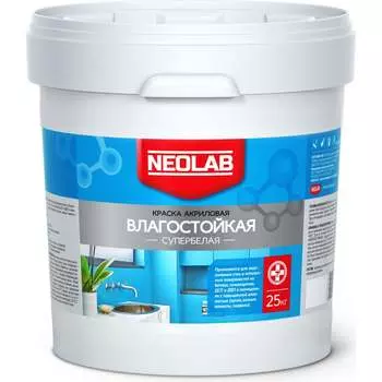 Акриловая влагостойкая краска NEOLAB