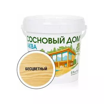 Акриловый декоративный антисептик для дерева ЗАО Декарт «Сосновый Дом» АКВА 28843