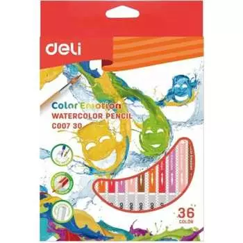 Акварельные цветные карандаши DELI Color Emotion EC00730 1028880