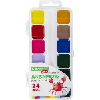 Акварельные краски BRAUBERG