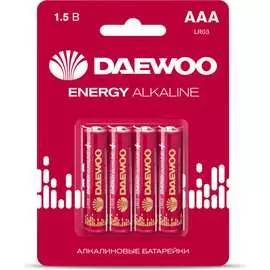 Алкалиновая батарейка DAEWOO ENERGY Alkaline 2021 5029903