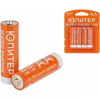 Алкалиновая батарейка Юпитер АА JP2101