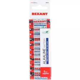 Алкалиновая батарейка REXANT