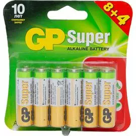 Алкалиновые батарейки GP Super Alkaline 15A8/4-2CR12