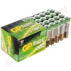 Алкалиновые батарейки GP Super Alkaline 15A-2CRVS40 240/720