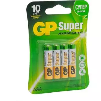 Алкалиновые батарейки GP Super Alkaline GP 24A-2CR4