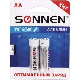 Алкалиновые батарейки SONNEN Alkaline 451084