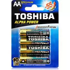 Алкалиновый элемент питания Toshiba ALPHA POWER 3456