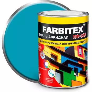 Алкидная эмаль Farbitex ПФ-115 4300006002