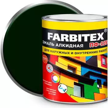 Алкидная эмаль Farbitex ПФ-115 4300006022