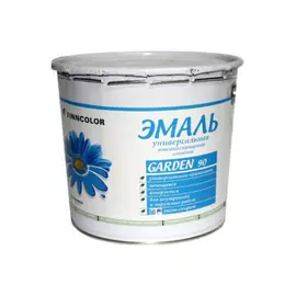 Алкидная эмаль finncolor garden 90 универсальная, высокоглянцевая, база a 9л 700001072