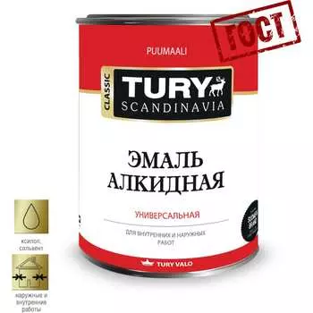 Алкидная эмаль TURY ПФ-115 20009448