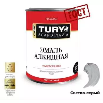 Алкидная эмаль TURY ПФ-115 2004860