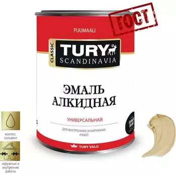 Алкидная эмаль TURY ПФ-115 20013988