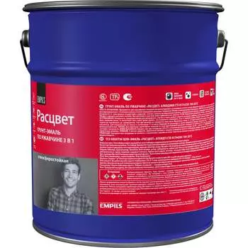 Алкидная грунт-эмаль по ржавчине Расцвет 67146