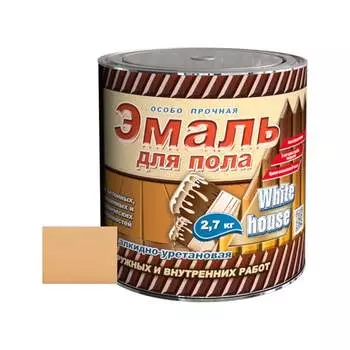 Алкидно-уретановая эмаль для пола White House 15323