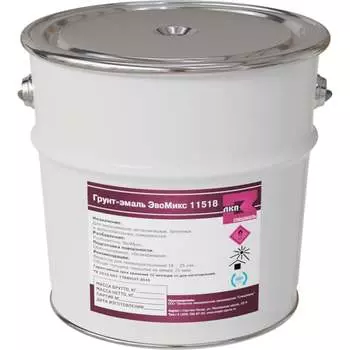 Алкидно-уретановая грунт-эмаль Эвомикс 11518 10КАУПГR1028