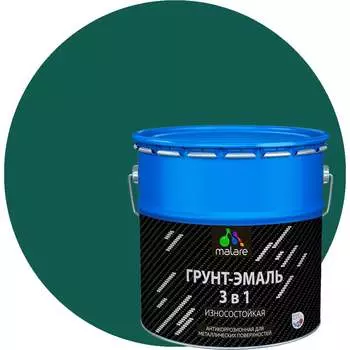 Алкидно-уретановая грунт-эмаль по ржавчине MALARE 2036773896524