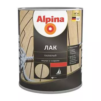 Алкидно-уретановый палубный лак ALPINA 948103981