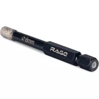 Алмазная коронка по керамограниту RAGE 6 мм с шестигранным хвостовиком 559531