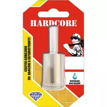 Алмазное сверло-коронка по кафелю и керамограниту Hardcore 152090