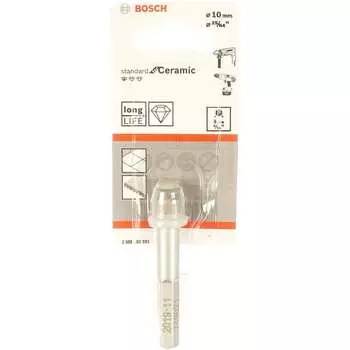 Алмазное сверло standard ceramic (10 мм) bosch 2608580893