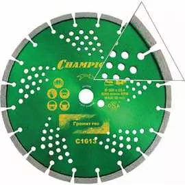 Алмазный диск по твердому граниту Champion