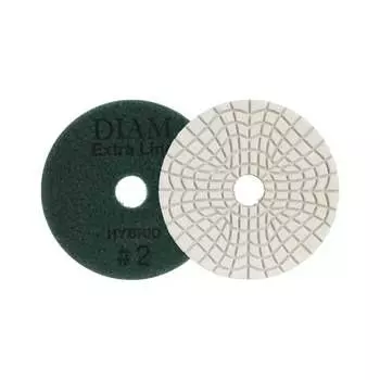 Алмазный гибкий шлифовальный круг Diam Step-3 #2 АГШК 100x3 мм Master Line Hybrid (сухая/мокрая) 000719