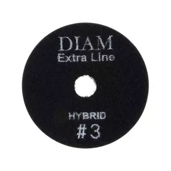 Алмазный гибкий шлифовальный круг Diam Step-3 #3 АГШК 100x3 мм Master Line Hybrid (сухая/мокрая) 000720