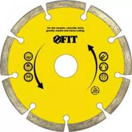 Алмазный отрезной диск для угловых шлифмашин FIT