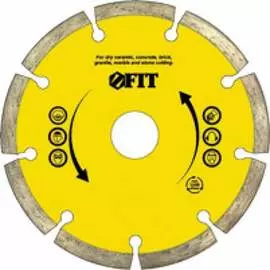 Алмазный отрезной диск для угловых шлифмашин FIT 37465