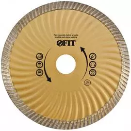 Алмазный отрезной диск для угловых шлифмашин FIT