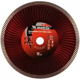 Алмазный отрезной диск для угловых шлифмашин MATRIX Turbo Extra 73198