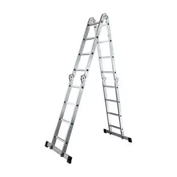 Алюминиевая четырехсекционная шарнирная лестница Алюмет Серия ТL TL 4044