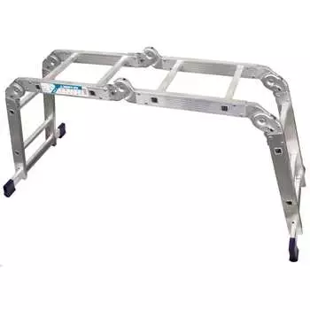 Алюминиевая четырехсекционная шарнирная лестница Алюмет Серия ТL TL 4022