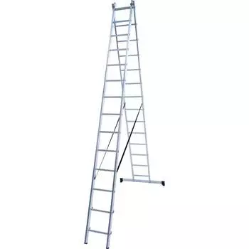 Алюминиевая двухсекционная лестница Новая Высота NV1220 1220214
