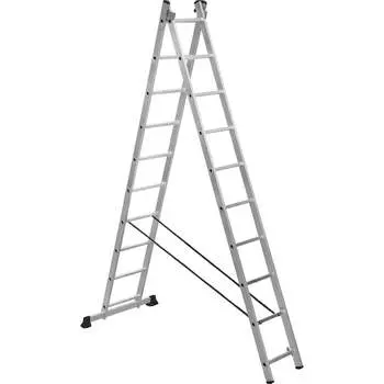 Алюминиевая двухсекционная лестница Scala Sc 2010