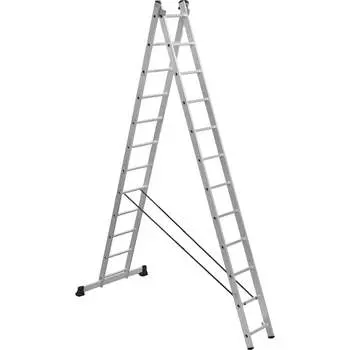 Алюминиевая двухсекционная лестница Scala Sc 2012