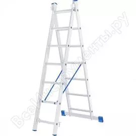 Алюминиевая двухсекционная лестница СИБРТЕХ 97907