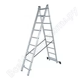 Двухсекционная алюминиевая лестница Вихрь