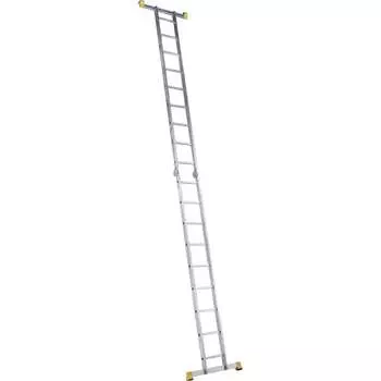 Алюминиевая двухсекционная шарнирная двухсекционная лестница Алюмет Серия Т2 Т 209
