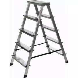 Алюминиевая двухсторонняя стремянка SMARTY Alpha Duo SN026-05