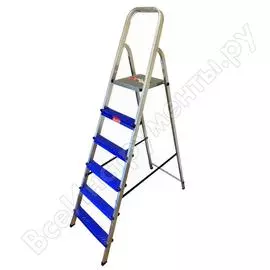 Алюминиевая комбинированная стремянка team 6 ступеней сtmк16