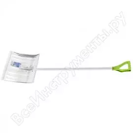 Алюминиевая лопата 430 х 370 мм с черенком, сибртех россия 61624