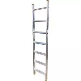 Алюминиевая односекционная приставная лестница Алюмет НК1 5107