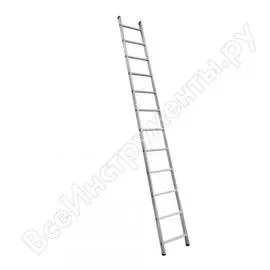 Алюминиевая односекционная приставная лестница Scala SC 1012